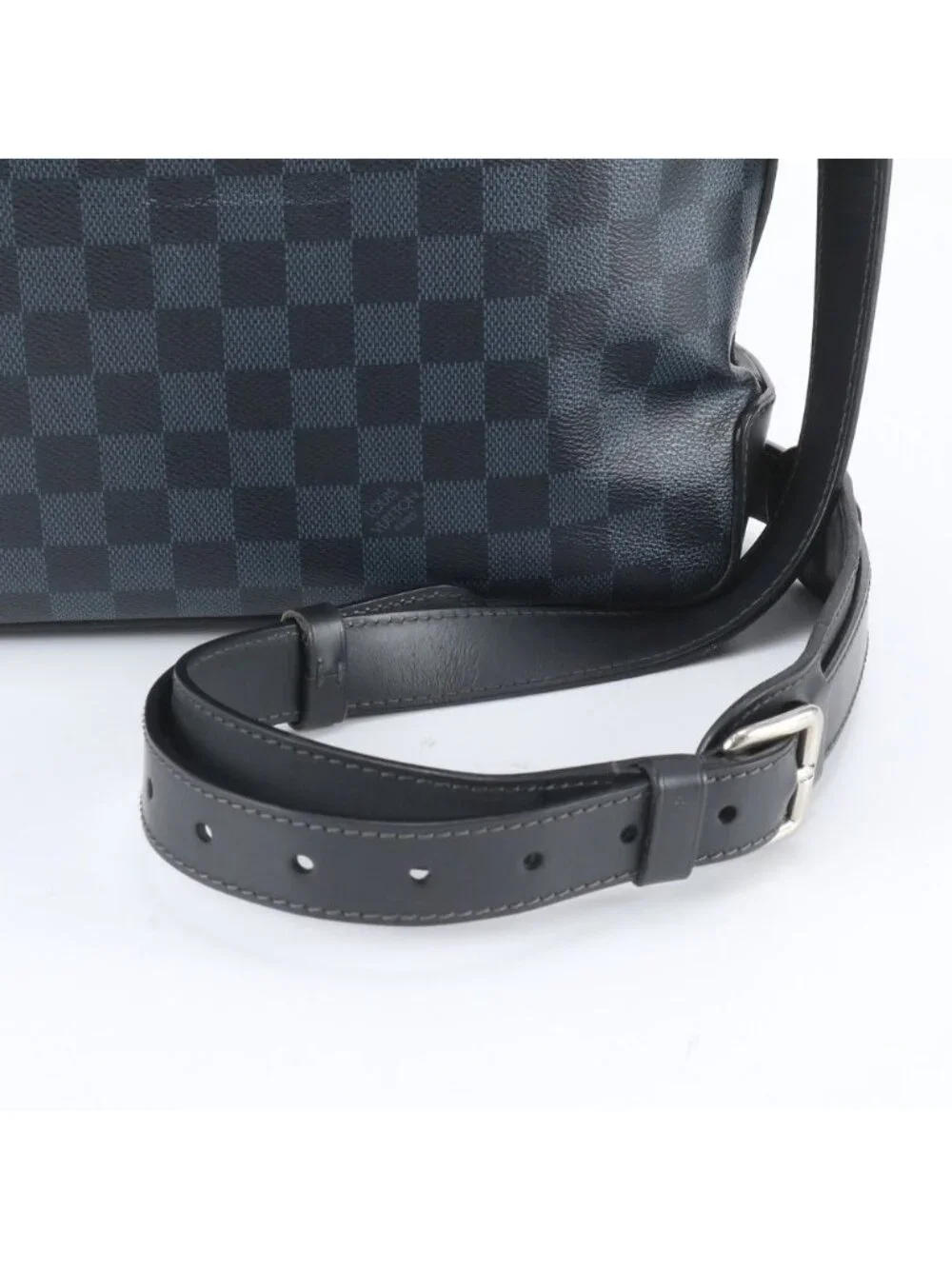 Louis Vuitton Damier Cobalt Greenwich Leather Shoulder Bag Crossbody Business